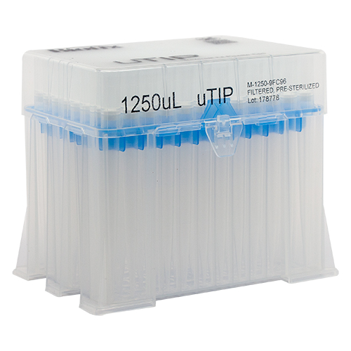 1250ul Universal Pipette Tip Racked