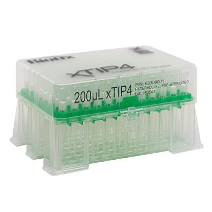 200μL Racked Filter  Sterile Pipette Tips – Pure Resin  xTIP Rainin LTS and xPIPETTE Compatable