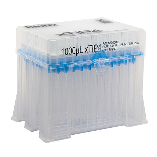1000μL  Racked Filter  Sterile Pipette Tips – Pure Resin  xTIP Rainin LTS and xPIPETTE Compatable