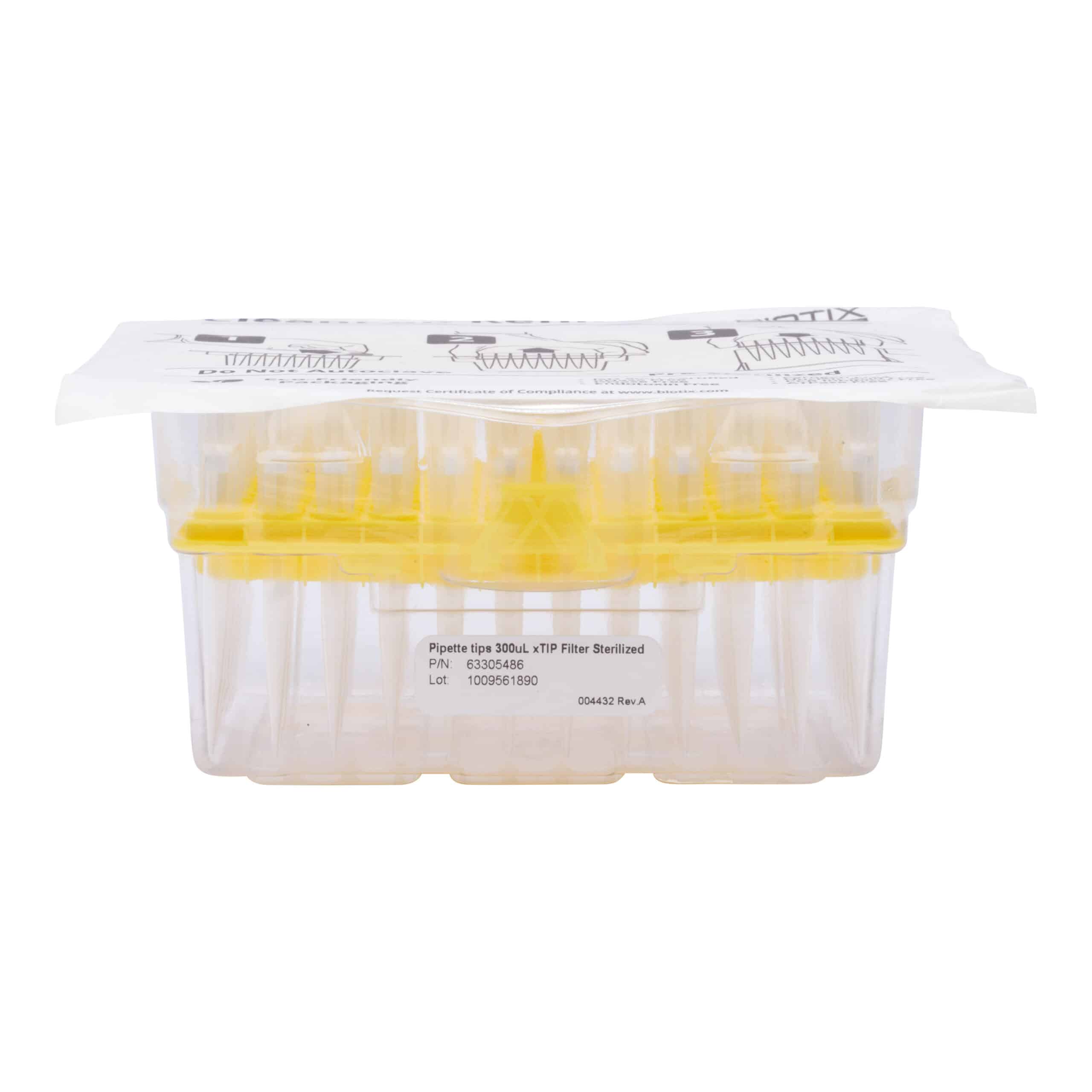 300μL Sterile Filter Pipette Tip Reload – Pure Resin  xTIP Rainin LTS and xPIPETTE Compatible