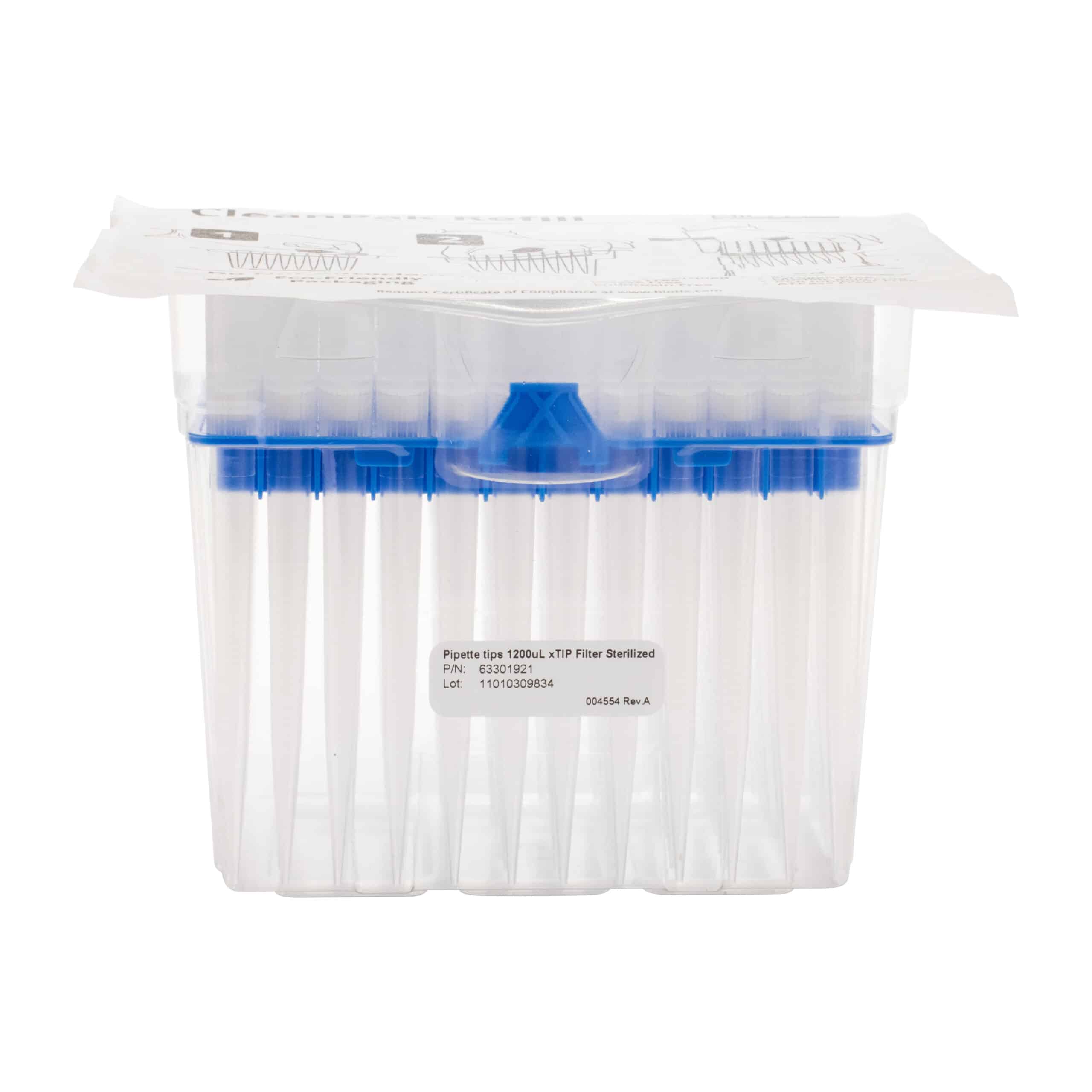 1200μL Sterile Filter Pipette Tip Reload – Pure Resin  xTIP Rainin LTS and xPIPETTE Compatable